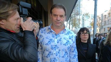 John Setka and his wife Emma Walters arrive at Melbourne Magistrates Court. 