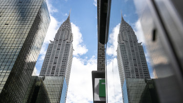 Up for sale: The Chrysler building is one of the most iconic skyscrapers in Manhattan.