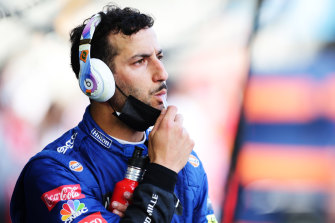 Pensive: Australian driver Daniel Ricciardo.