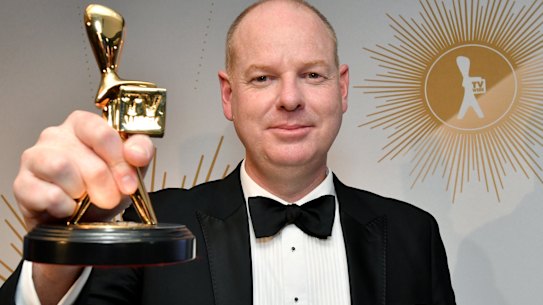 2019 Gold Logie winner Tom Gleeson. 