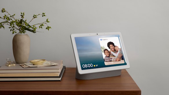 The Nest Hub Max can be used for video calls, or to send and receive video messages.