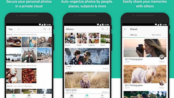 Set your personal pictures to be stored in a Synology NAS box and you'll be able to access them via app just like Apple or Google Photos.
