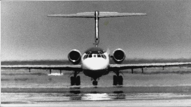 A Compass plane in action in 1992. 