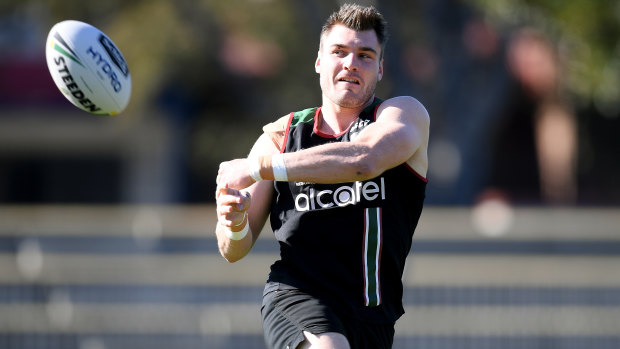 Switching sides: Former Rabbitoh Angus Crichton has joined the Roosters.