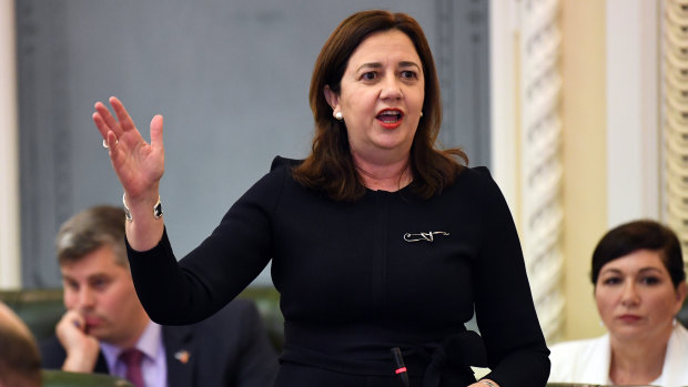 The Queensland Premier apologises to Parliament.