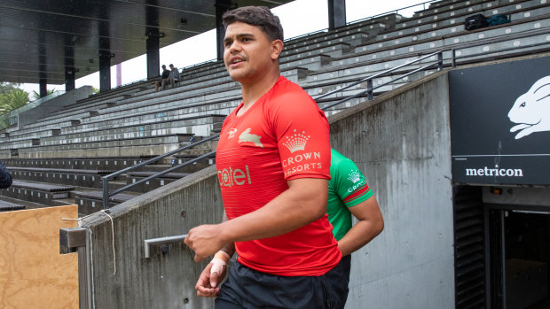 Latrell Mitchell continues to bounce back from a serious hamstring injury.