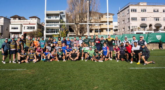 The Wallabies wore club or juniors jerseys on their final day of training in Sydney.