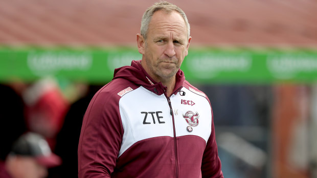 Heir apparent: John Cartwright is the favourite to succeed Trent Barrett as Manly coach.