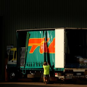 A big lift in freight volumes has boosted Transurban’s numbers.