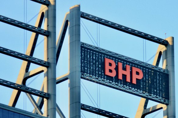 BHP has sold its oil and gas assets to energy giant Woodside.