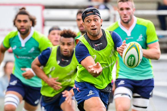 Christian Lealiifano is on the bench for Moana Pasifika in their first game.