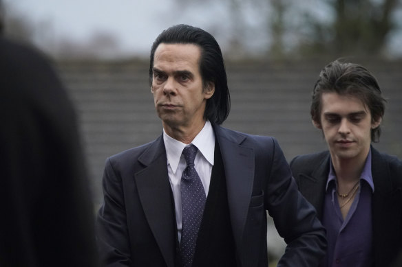 Nick Cave arrives for the funeral of Shane MacGowan, at Saint Mary’s of the Rosary Church, Nenagh, Ireland.