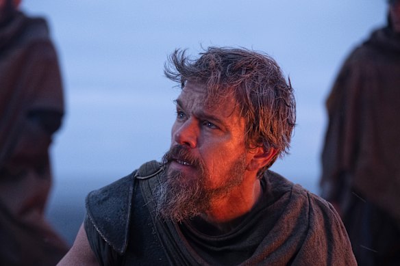 A man trying to return home: Matt Damon as Odysseus.
