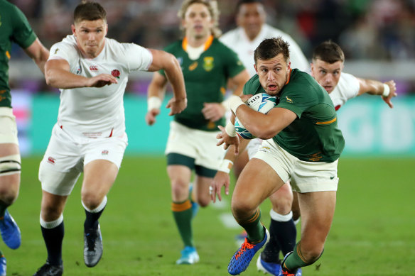 Optus fought hard for the rights to this year's Rugby World Cup in Japan, which was won by South Africa, but lost out to Fox Sports.