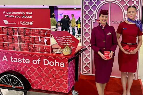 The alliance between Virgin Australia and Qatar Airways means serious competition for Qantas. 