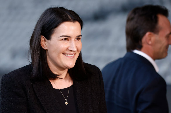 AFL football boss Laura Kane.