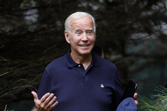 Democratic presidential candidate former vice-president Joe Biden.