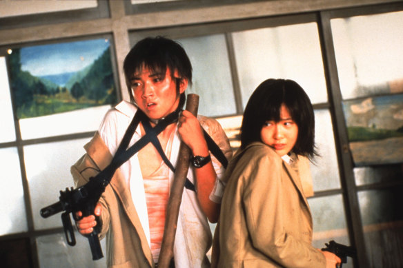 The Japanese cult film Battle Royale was a key inspiration for Squid Game.