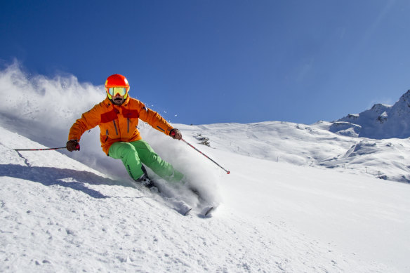 Taking to the Sierra Nevada slopes.