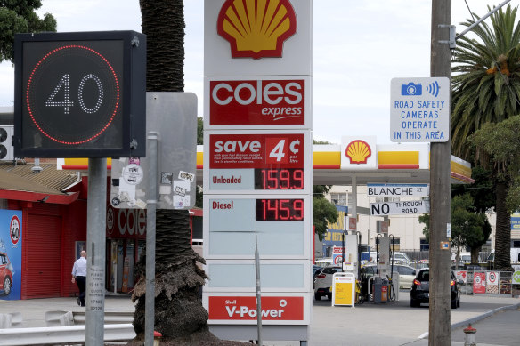 Sydney's highest price for diesel was 160.90 cents in Edgecliff, followed by 157.90 cents per litre charged in Northwood and Longueville on the lower north shore as well as Merrylands.