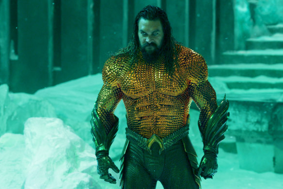 Jason Momoa reprises his role as the laidback underwater superhero in Aquaman and the Lost Kingdom.