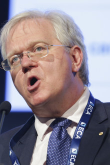 "I keep reminding people that a university is not a corporation," says Professor Brian Schmidt, vice- chancellor of Australian National University. 