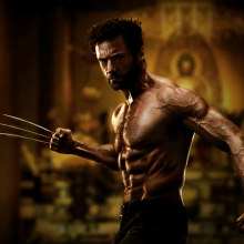 Hugh Jackman in Wolverine.