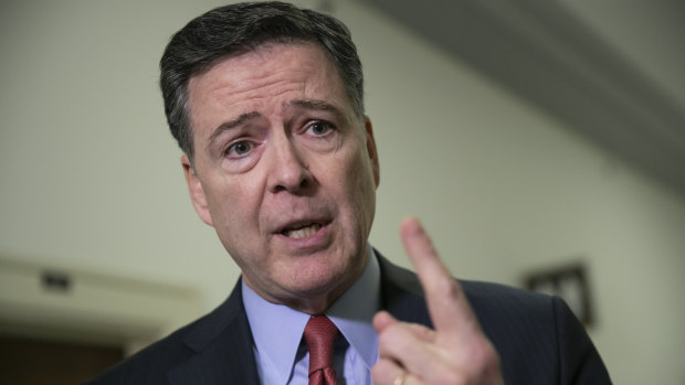 Former FBI boss James Comey says Donald Trump is in ‘big trouble’