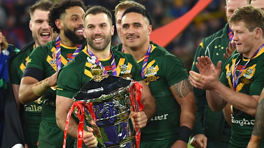 James Tedesco skippered Australia to a World Cup win at the end of last year.