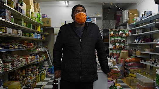Kabul Mixed Business owner Mohammed Rajabi will close his shop next week after the pandemic and the drawn-out construction of a car park has chased his foot-traffic away.