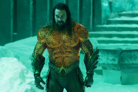 Jason Momoa reprises his role as the laidback underwater superhero in Aquaman and the Lost Kingdom.