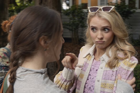 Josephine Starte (left) and Annelise Hall in The Birthday Trip.