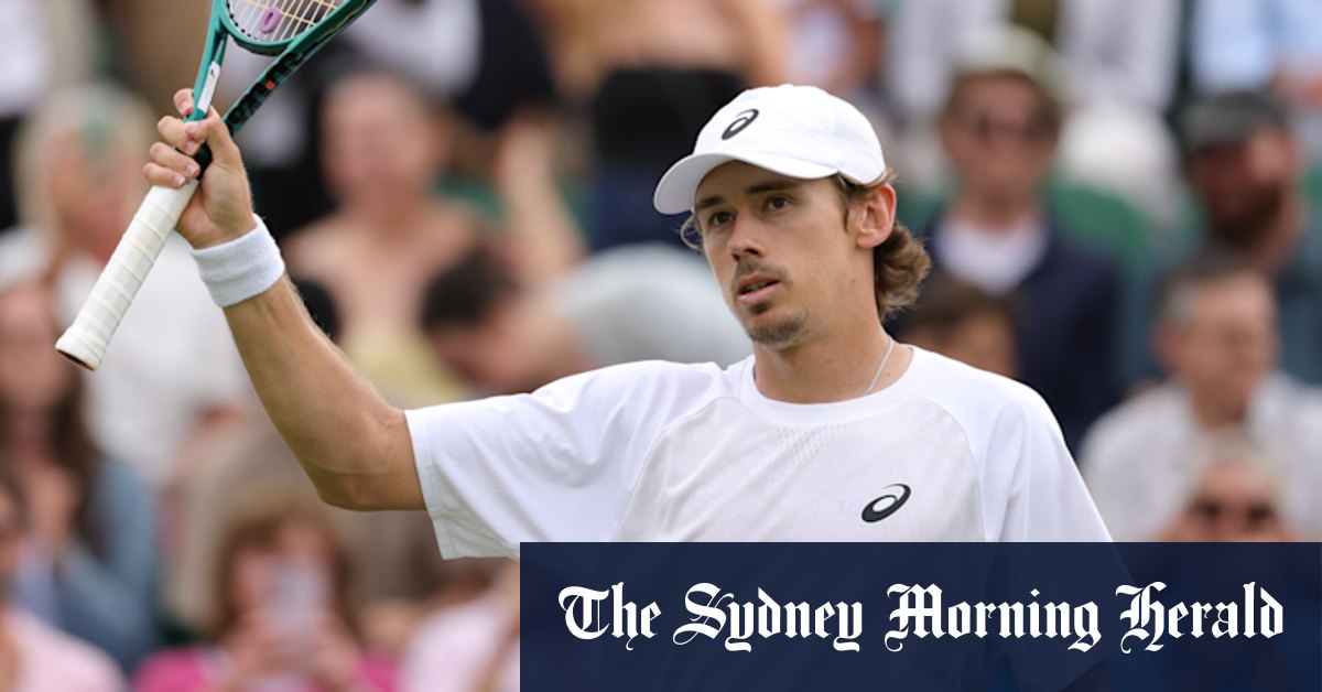 ‘Excited’ De Minaur locks in Wimbledon showdown with Djokovic