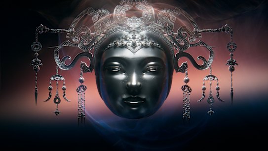 The avatar, a digital reflection of Turandot, was created by Andrew Thomas Huang.