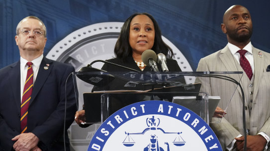 Fulton County district attorney Fani Willis.