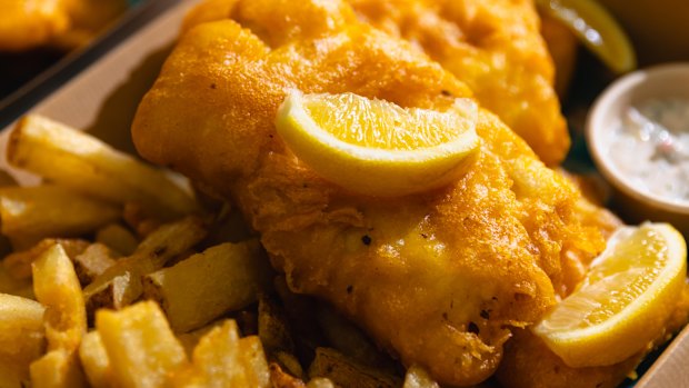 Fish and chips at Edita’s.