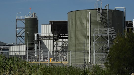 The Sydney Desalination Plant at Kurnell has been running at capacity since July and provides about 15 per cent of the city's water.