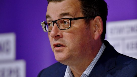 Premier Daniel Andrews said health officials will closely examine coronavirus data over the weekend.