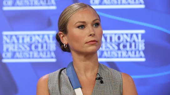 Former Australian of the Year Grace Tame. 