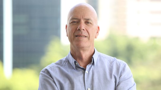 Former Fairfax chief executive and Editor-in-Chief Greg Hywood at his city residence in Sydney.