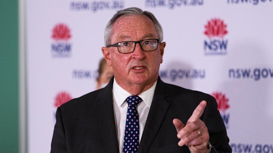 NSW Health Minister Brad Hazzard has signed an order directing all health staff to have received one dose of vaccine by the end of September.