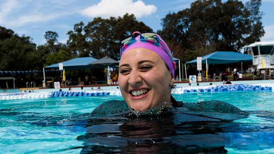 Yusra Metwally enjoys swimming at Roselands Leisure and Aquatic Centre.
