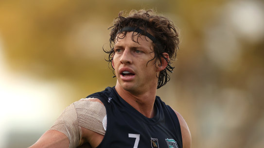 Nat Fyfe, playing for Peel Thunder in the WAFL.