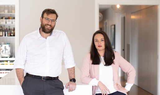 Hayden and Anna Rattray are selling their re-built home and are confident their property is what buyers are looking for.