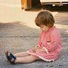 The author as a little girl.