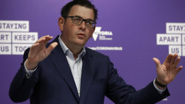 Dan Andrews says border controls between Melbourne and the regions would continue for some time.