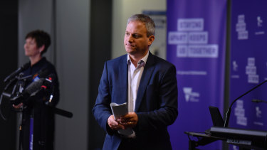 Victoria’s Chief Health Officer, Professor Brett Sutton, on Thursday.