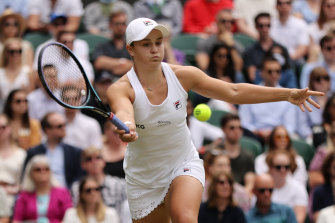 Ash Barty is through to the third round at Wimbledon.