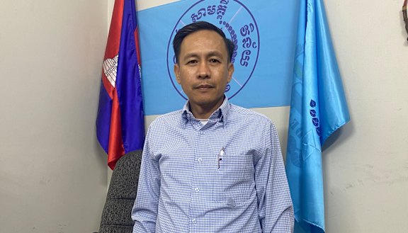 Union leader Vorn Pao was beaten by soldiers and jailed in 2014 over a workers’ protest.