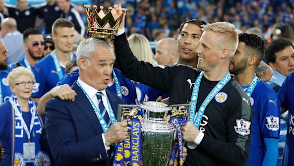 Claudio Ranieri during happier times at Leicester City.